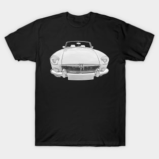 MGB 1970s classic car monochrome T-Shirt